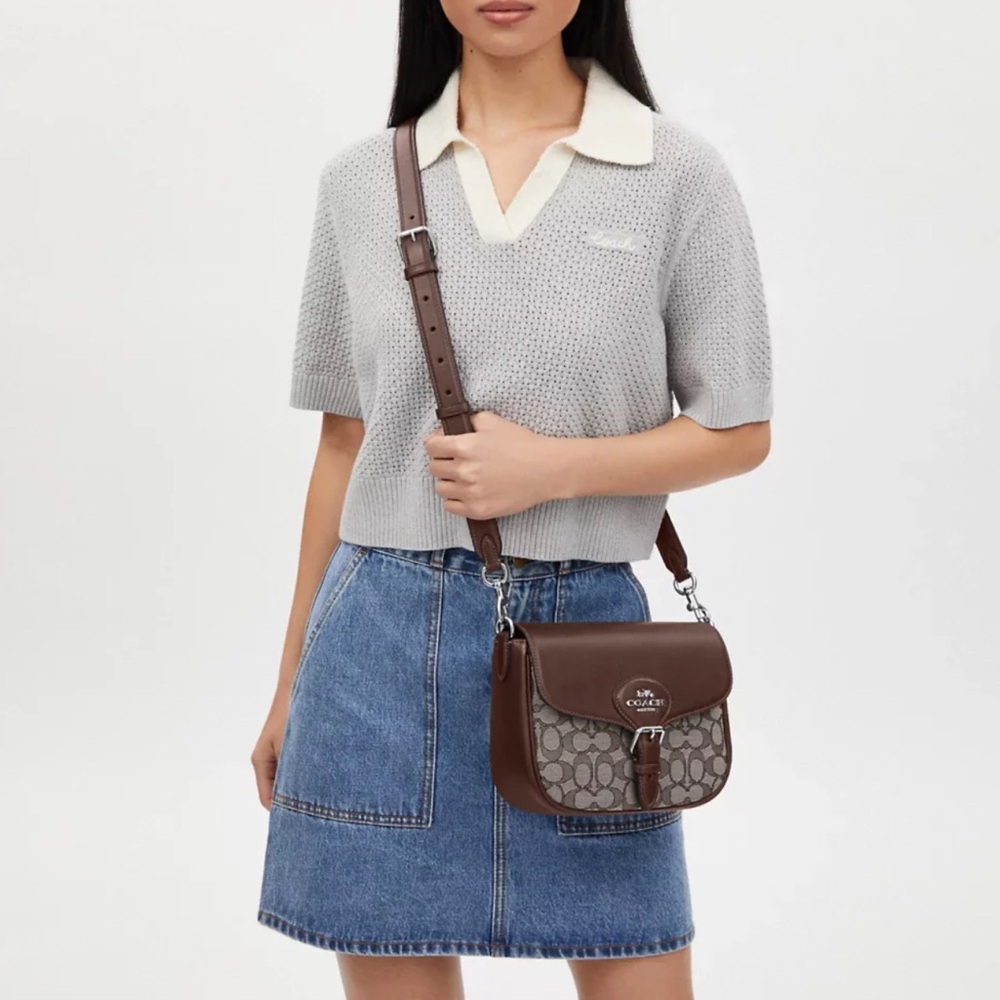 Coach Brown Crossbody Bag - Picture 1 of 8